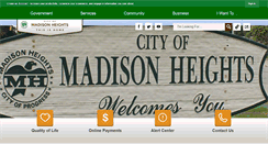 Desktop Screenshot of madison-heights.org